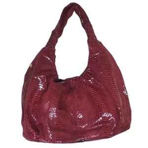 PERLINA STUDIO GENUINE EMBOSSED LEATHER BAG